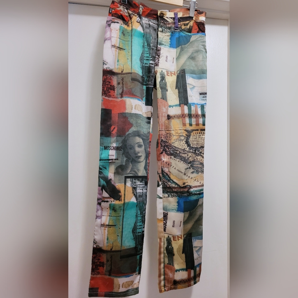 Moschino Artistic Multicolor Pants